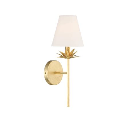 Meridian 17" Tall Wall Sconce True Gold
