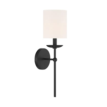 Meridian 19" Tall Wall Sconce Matte Black