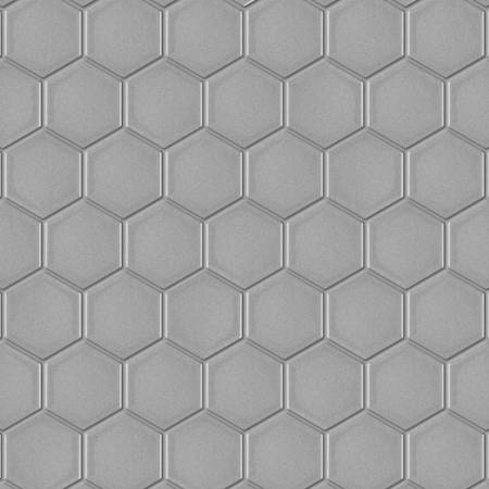 Merola Tile Metro - 2" x 2" Hexagon Geometric Floor and Wall Mosaic Tile - Glossy Tile Visual - Sold by Carton (10 SF/Carton) Light Gray