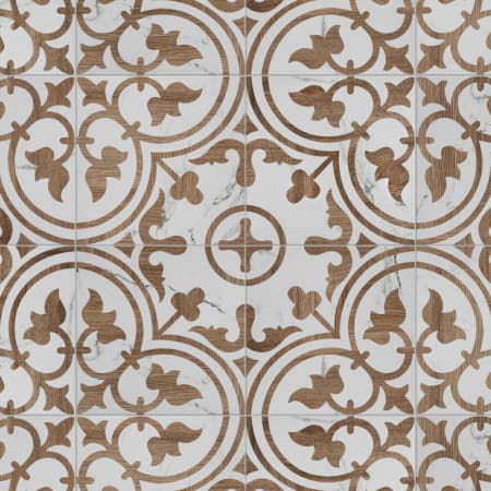 Merola Tile Llama Arte - 10" x 10" Square Floor and Wall Tile - Matte Visual - Sold by Carton (10.88 SF/Carton) Noce
