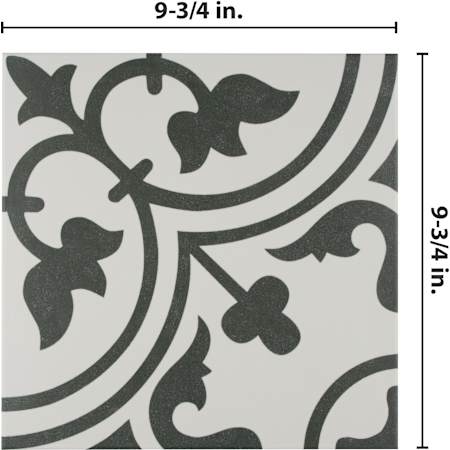Merola Tile 10" x 10" Floor and Wall Tile - Polished Visual - Sold by Carton (8.61 SF/Carton) White