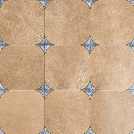 Merola Tile Atlas Star Quartet - 10" x 10" Oval Floor and Wall Tile - Glossy, Matte, Satin Visual - Sold by Carton (10.88 SF/Carton) Cotto Marina