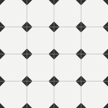 Merola Tile Chelsea - 10" x 10" Square Floor and Wall Tile - Matte Visual - Sold by Carton (10.88 SF/Carton) Black