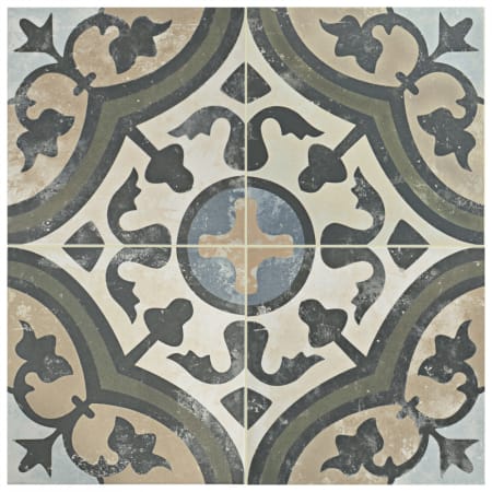 Merola Tile Evoque - 10" x 10" Encaustic Tile - Textured Visual - Sold by Carton (10.88 SF/Carton) Carthusian