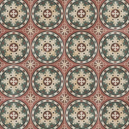 Merola Tile Habana - 10" x 10" Encaustic Floor and Wall Tile - Textured Visual - Sold by Carton (10.88 SF/Carton) Rosso