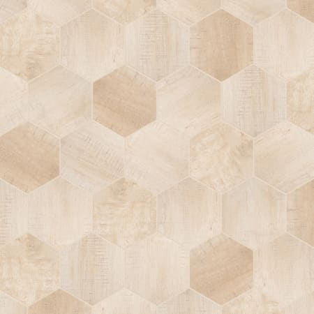Merola Tile Sawnwood - 9" x 10" Hexagon Floor and Wall Tile - Matte Visual - Sold by Carton (11.5 SF/Carton) Beige
