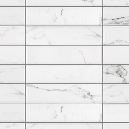 Merola Tile Timeless Calacatta - 2" x 10" Rectangle Floor and Wall Tile - Glossy Visual - Sold by Carton (5.78 SF/Carton) Calacatta