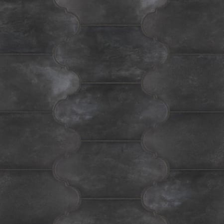 Merola Tile Alhama - 6" x 13" Solid Floor and Wall Tile - Matte Visual - Sold by Carton (8.8 SF/Carton) Black