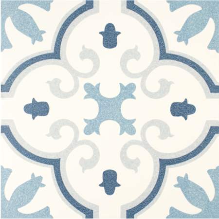 Merola Tile 10" x 10" Floor and Wall Tile - Polished Visual - Sold by Carton (8.61 SF/Carton) Blue