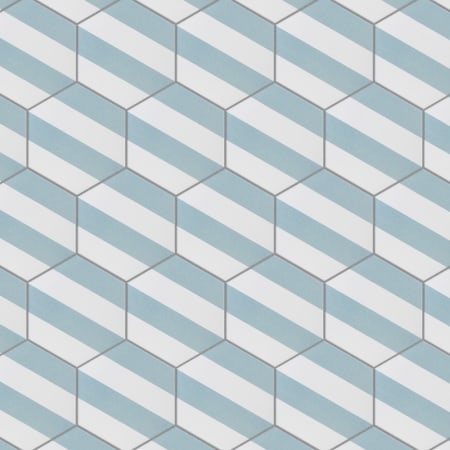 Merola Tile Porto - 9" x 10" Hexagon Floor and Wall Tile - Matte Visual - Sold by Carton (11.5 SF/Carton) Aqua