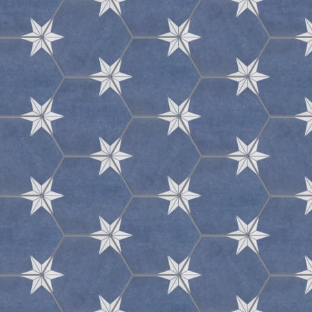 Merola Tile Stella - 9" x 10" Encaustic Floor and Wall Tile - Satin Visual - Sold by Carton (11.5 SF/Carton) Day