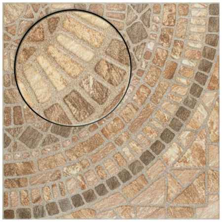 Merola Tile Terra - 18" x 18" Specialty Floor and Wall Tile - Textured Visual - Sold by Carton (24.42 SF/Carton) Beige