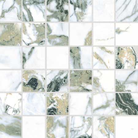 Merola Tile Touche 2 Square - 12" x 12" Square Floor and Wall Tile - Satin Visual - Sold by Piece Jade