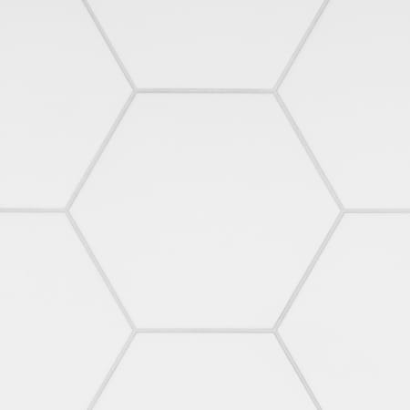 Merola Tile Apini - 9" x 11" Hexagon Floor and Wall Tile - Matte, Textured Visual - Sold by Carton (7.14 SF/Carton) White