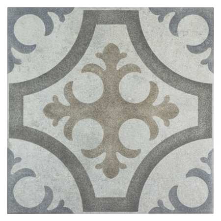 Merola Tile Llanes Jet - 13" x 13" Square Floor and Wall Tile - Textured Visual - Sold by Carton (10.98 SF/Carton) Llanes