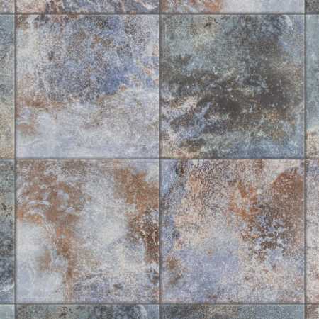 Merola Tile BioTech - 12" x 12" Square Floor and Wall Tile - Matte Visual - Sold by Carton (11.22 SF/Carton) Blue / Brown