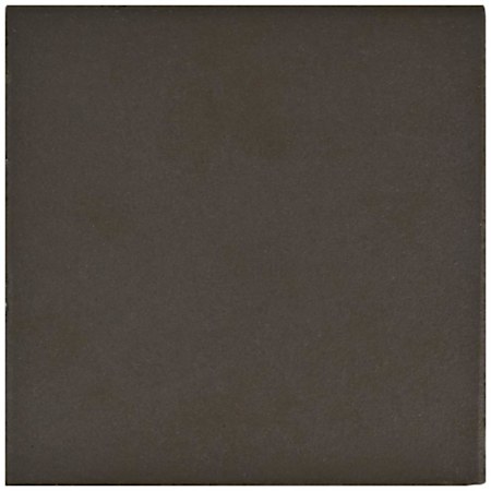Merola Tile Klinker 6" x 6" Textured Ceramic Thin-Set Tile Bullnose - Sold by Piece (0.49 LF/Piece) Chocolate Black