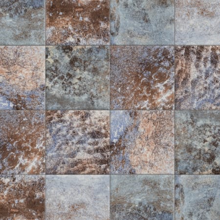 Merola Tile Ocean - 6" x 6" Square Floor and Wall Tile - Glossy Visual - Sold by Carton (8.32 SF/Carton) Blue / Brown