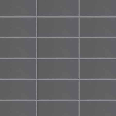 Merola Tile BioTech - 5" x 10" Rectangle Floor and Wall Tile - Glossy Visual - Sold by Carton (11.22 SF/Carton) Dark Gray