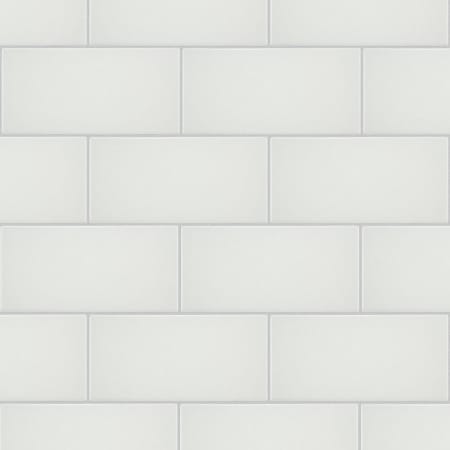 Merola Tile Piscina Brick - 10" x 20" Solid Floor and Wall Tile - Matte Visual - Sold by Carton (10.64 SF/Carton) Blanco