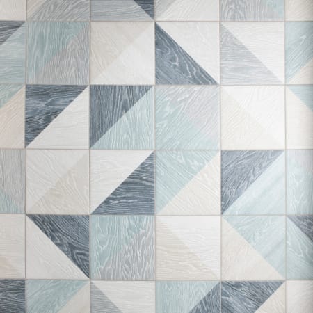 Merola Tile Taco Melange - 7" x 7" Square Floor and Wall Tile - Textured Visual - Sold by Carton (6 SF/Carton) Melange Blue