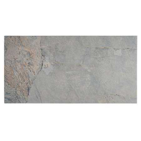 Merola Tile Ardesia - 13" x 25" Rectangle Floor and Wall Tile - Textured Visual - Sold by Carton (10.8 SF/Carton) Gris
