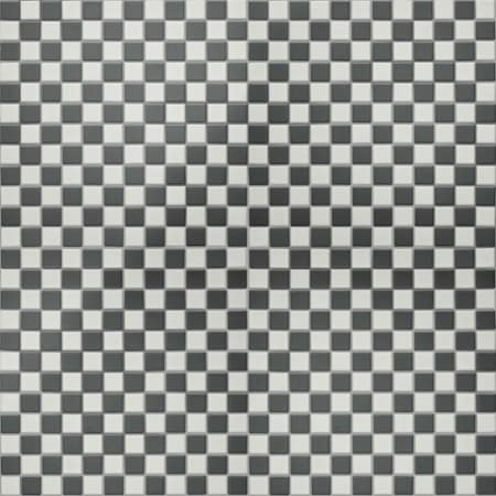 Merola Tile Sample Only of FJBG1SBWC Unglazed Black and White Checkerboard