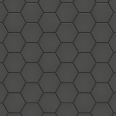 Merola Tile Gotham Hex - 2" x 2" Hexagon Geometric Floor and Wall Mosaic Tile - Matte Tile Visual - Sold by Carton (10 SF/Carton) Black