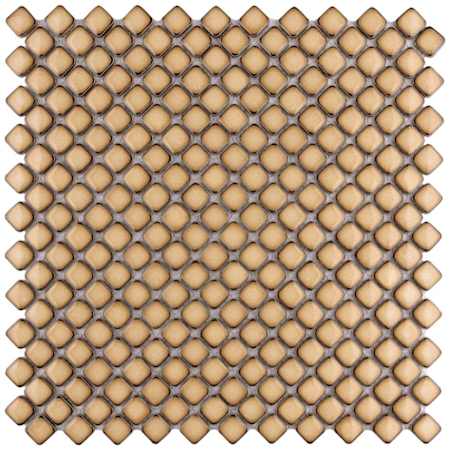 Merola Tile Hudson Diamond - 12" x 12" Diamond Floor and Wall Tile - Glossy Visual - Sold by Carton (10.6 SF/Carton) Caffe