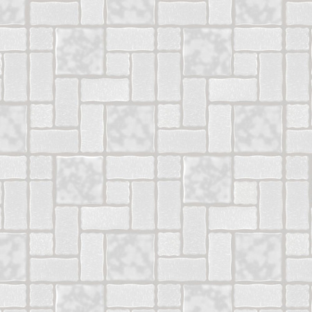 Merola Tile Academy - 12" x 12" Rectangle, Square Block Random Floor and Wall Mosaic Tile - Textured Stone Visual - Sold by Carton (10 SF/Carton) White