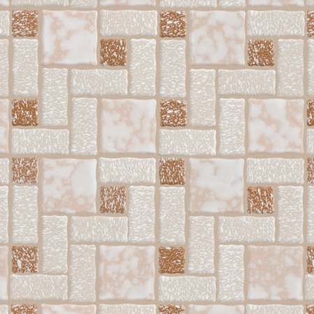 Merola Tile Academy - 12" x 12" Rectangle, Square Block Random Floor and Wall Mosaic Tile - Textured Stone Visual - Sold by Carton (10 SF/Carton) Beige