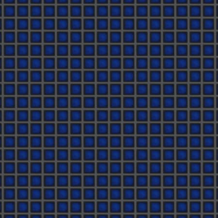 Merola Tile Hudson Edge - 1" x 1" Square Floor and Wall Mosaic Tile - Glossy Glass Visual - Sold by Carton (10.6 SF/Carton) Cobalt