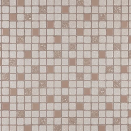 Merola Tile Crystalline Square - 1" x 1" Square Floor and Wall Mosaic Tile - Textured Tile Visual - Sold by Carton (10.2 SF/Carton) Beige