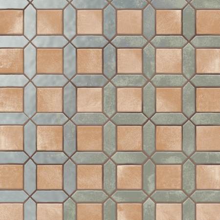 Merola Tile Picket Arendel - 15" x 23" Floor and Wall Tile - Textured Visual - Sold by Carton (11.6 SF/Carton) Green / Terra