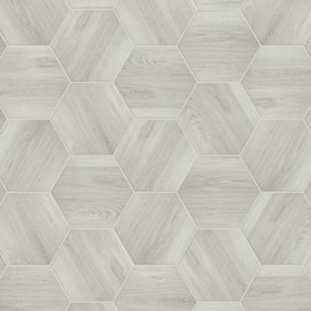 Merola Tile Natura - 14" x 16" Hexagon Floor and Wall Tile - Satin Visual - Sold by Carton (11.07 SF/Carton) White