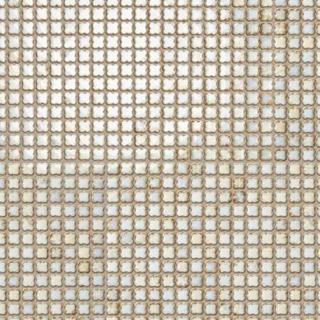 Merola Tile Fioretti - 12" x 12" Mosaic Floor and Wall Tile - Satin Visual - Sold by Carton (5.1 SF/Carton) Glossy Beige