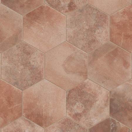 Merola Tile Americana Boston North - 11" x 13" Hexagon Floor and Wall Tile - Textured Visual - Sold by Carton (11.25 SF/Carton) North