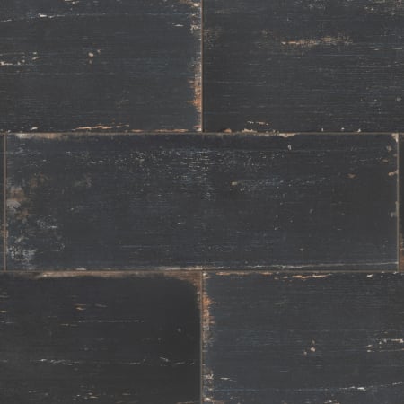 Merola Tile Retro - 8" x 24" Rectangle Floor and Wall Tile - Textured Visual - Sold by Carton (11.12 SF/Carton) Nero