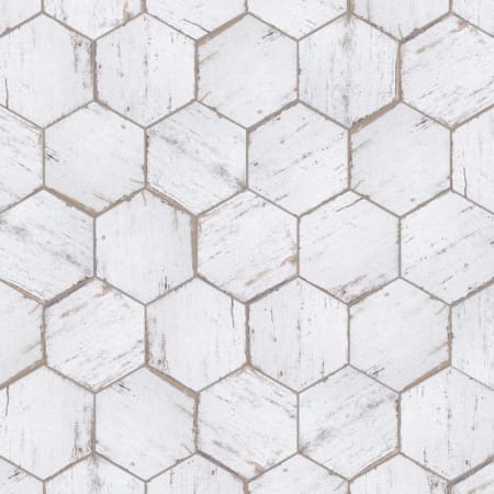 Merola Tile Retro - 7" x 8" Hexagon Floor and Wall Tile - Matte Visual - Sold by Carton (11.16 SF/Carton) Blanc