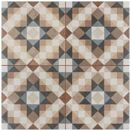 Merola Tile Kings - 18" x 18" Square Floor and Wall Tile - Matte Visual - Sold by Carton (10.95 SF/Carton) Natural