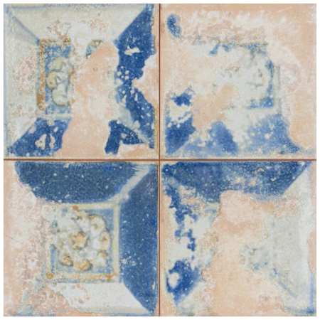 Merola Tile Kings - 18" x 18" Square Floor and Wall Tile - Glossy, Matte Visual - Sold by Carton (10.95 SF/Carton) Heritage Square