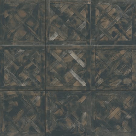 Merola Tile Kings Forest Lattice - 18" x 18" Square Floor and Wall Tile - Matte Visual - Sold by Carton (10.95 SF/Carton) Black