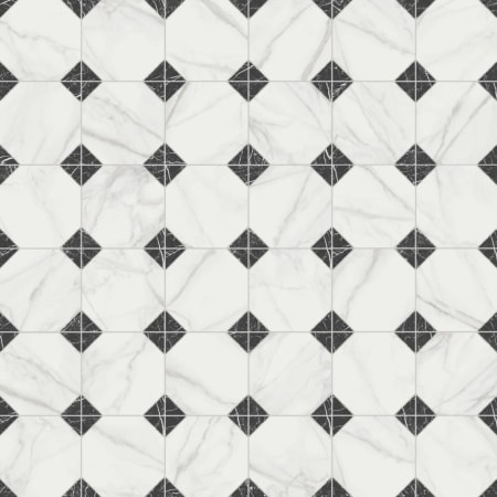 Merola Tile Merzoni Yard - 18" x 18" Square Floor and Wall Tile - Matte Visual - Sold by Carton (11.25 SF/Carton) Marquina