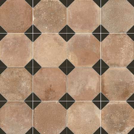 Merola Tile Kings Nonna - 18" x 18" Square Floor and Wall Tile - Glossy, Matte, Satin Visual - Sold by Carton (11.25 SF/Carton) Black