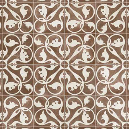 Merola Tile Kings Nouveau - 17" x 17" Mosaic Floor and Wall Tile - Matte Visual - Sold by Carton (10.95 SF/Carton) Ruby