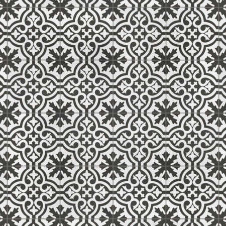 Merola Tile Berkeley - 18" x 18" Square Floor and Wall Tile - Matte Visual - Sold by Carton (13.14 SF/Carton) Black