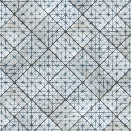 Merola Tile Kings Temple - 18" x 18" Square Floor and Wall Tile - Textured Visual - Sold by Carton (10.95 SF/Carton) Blue