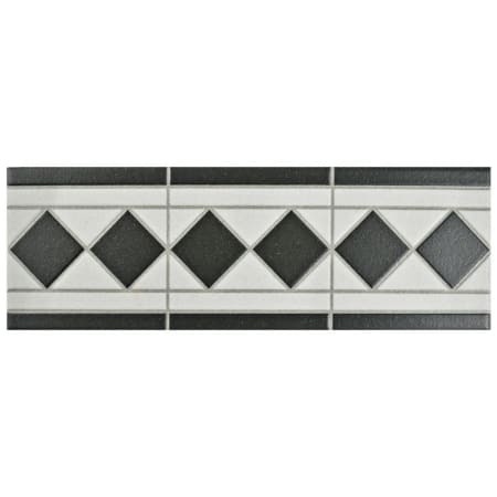 Merola Tile Vanity - 5" x 13" Square Block Random Floor and Wall Mosaic Tile - Textured Porcelain Visual - Sold by Sheet (0.4 SF/Sheet) Blanco
