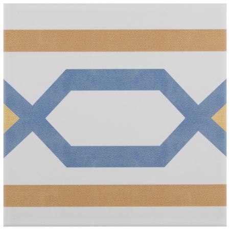 Merola Tile Revival - 8" x 8" Square Wall Tile - Textured Visual - Sold by Carton (10.75 SF/Carton) Frame