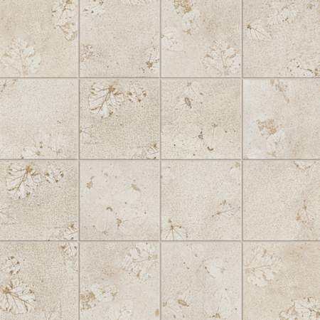 Merola Tile Stone Press - 17" x 17" Leaf Floor and Wall Tile - Glossy, Matte, Satin Visual - Sold by Carton (14.77 SF/Carton) Leaf